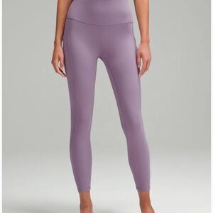 Lululemon Align W/ Pockets High Rise Pant “28 In Color Purple Ash $128